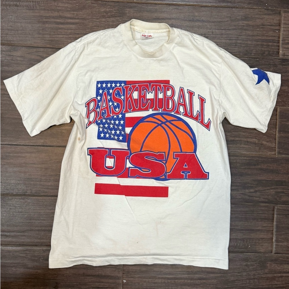 Basketball USA Graphic SofTee T-Shirt